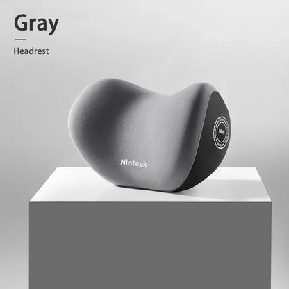 The New Memory Foam Car Neck Pillow Protects the Lumbar Back, Supports the Breathable Headrest, Relieves Pressure, and Provides