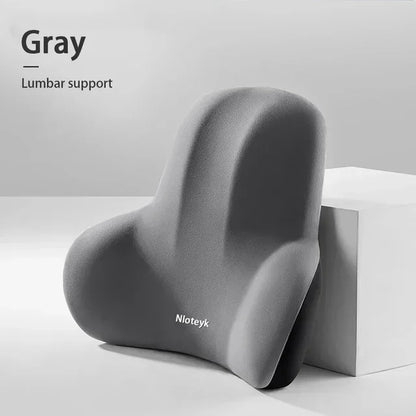 The New Memory Foam Car Neck Pillow Protects the Lumbar Back, Supports the Breathable Headrest, Relieves Pressure, and Provides