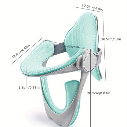 Ergonomic Neck Support Pillow with Adjustable Strap • Breathable Polyester • Comfort & Durability • Cervical Care • Ideal Gift