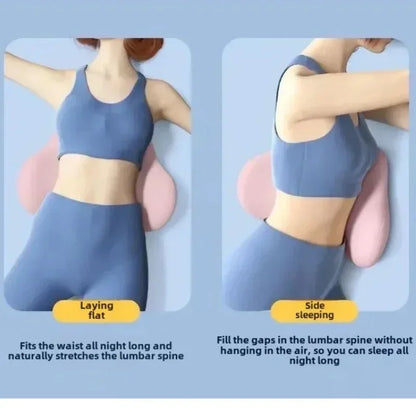Lumbar Support Pad Lumbar Pad Sleep Pillow Ergonomic Waist Protection Soft and Comfortable Memory Cotton Back Support